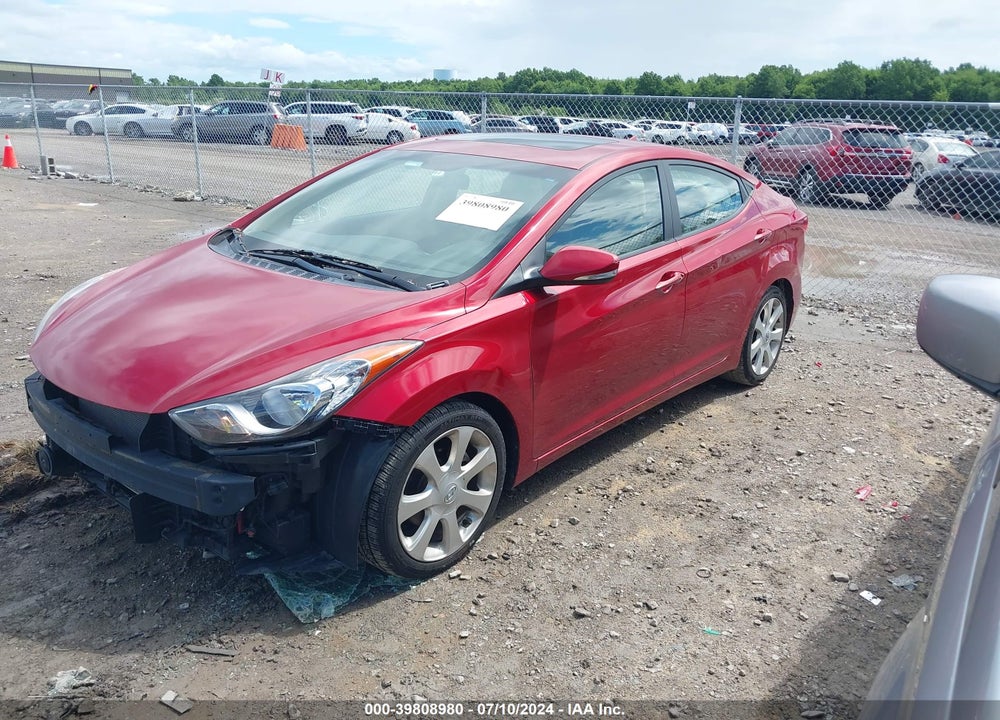 2011 HYUNDAI ELANTRA LIMITED (ULSAN PLANT) VIN: KMHDH4AE2BU102144