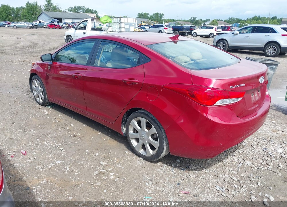 2011 HYUNDAI ELANTRA LIMITED (ULSAN PLANT) VIN: KMHDH4AE2BU102144