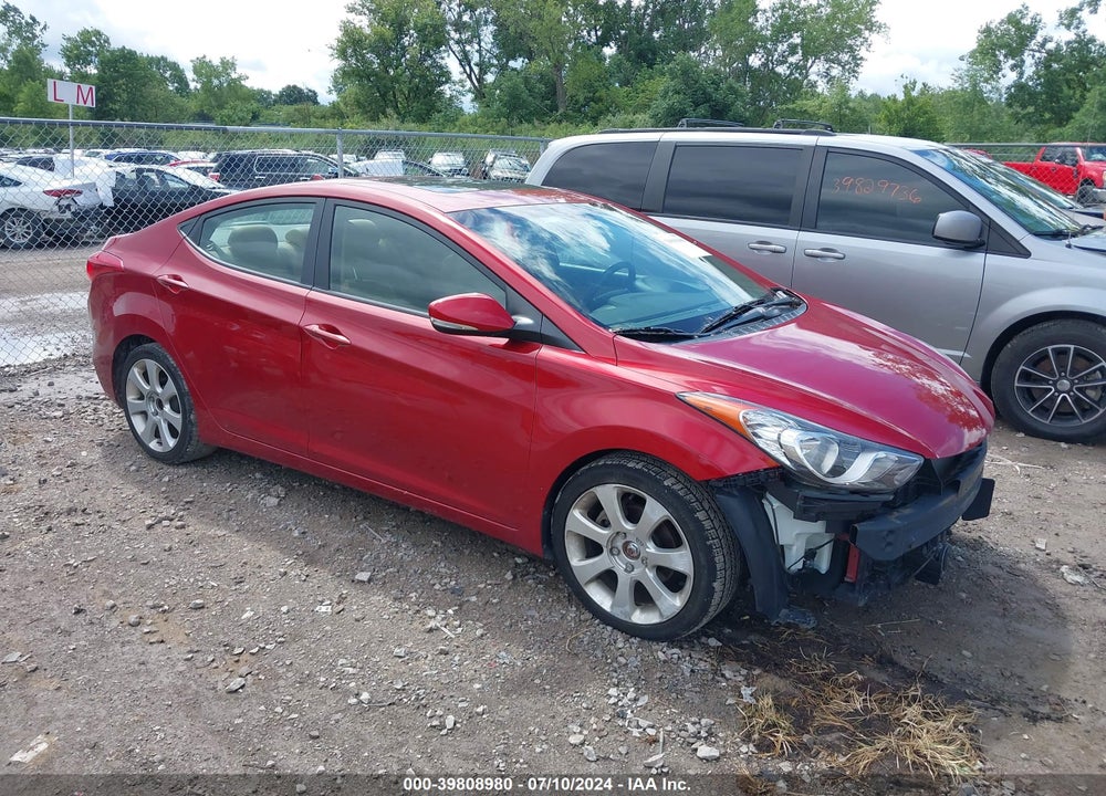 2011 HYUNDAI ELANTRA LIMITED (ULSAN PLANT) VIN: KMHDH4AE2BU102144