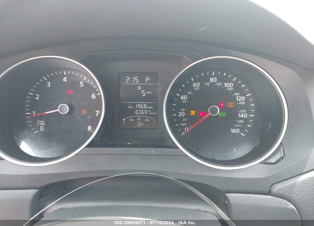 2017 VOLKSWAGEN JETTA 1.4T S VIN: 3VW2B7AJ0HM224488
