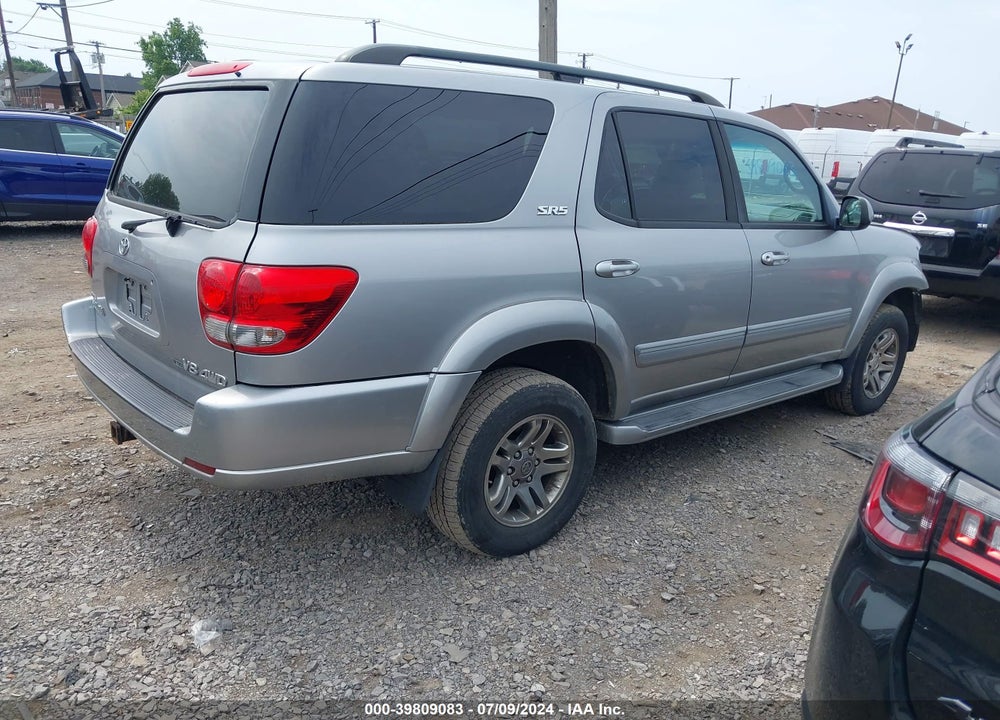 2007 TOYOTA SEQUOIA SR5 V8 VIN: 5TDBT44A37S284449