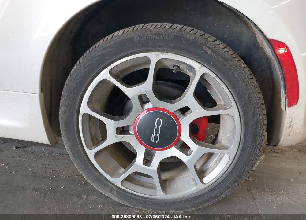 2012 FIAT 500 SPORT VIN: 3C3CFFBR9CT365282