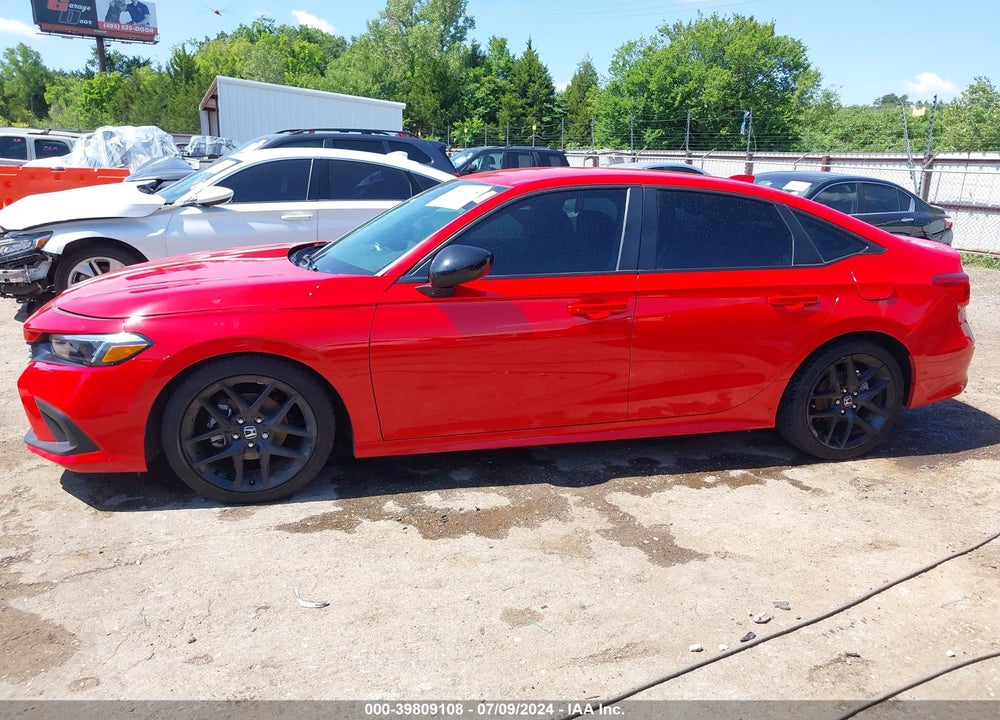 2022 HONDA CIVIC SPORT VIN: 2HGFE2F59NH552644