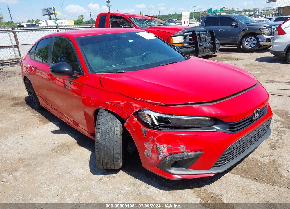 2022 HONDA CIVIC SPORT VIN: 2HGFE2F59NH552644