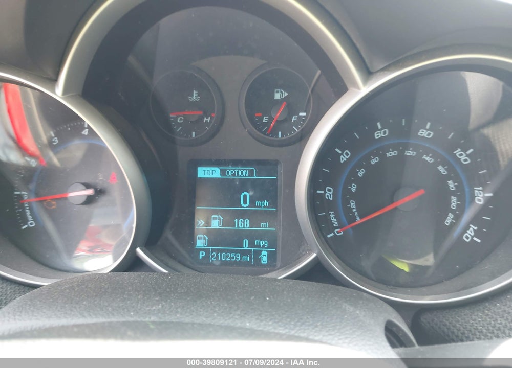 2014 CHEVROLET CRUZE 1LT AUTO VIN: 1G1PC5SB9E7471511