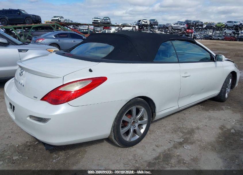 2007 TOYOTA CAMRY SOLARA SE VIN: 4T1FA38P77U113422
