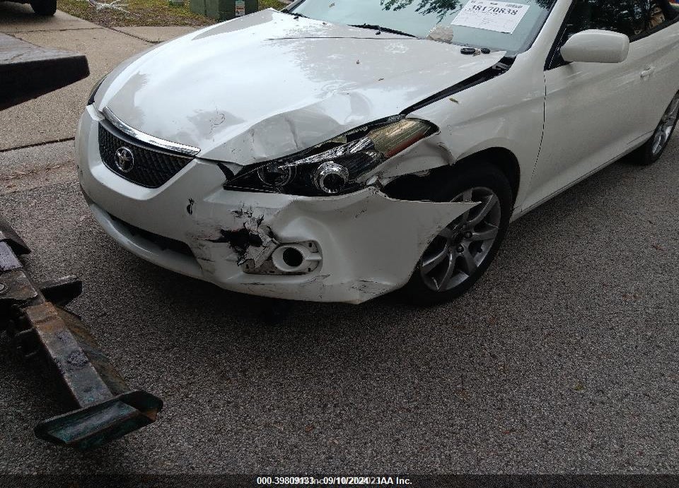 2007 TOYOTA CAMRY SOLARA SE VIN: 4T1FA38P77U113422