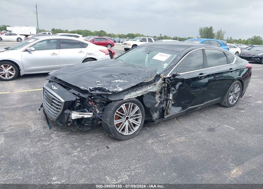 2018 GENESIS G80 3.8 VIN: KMHGN4JEXJU216476