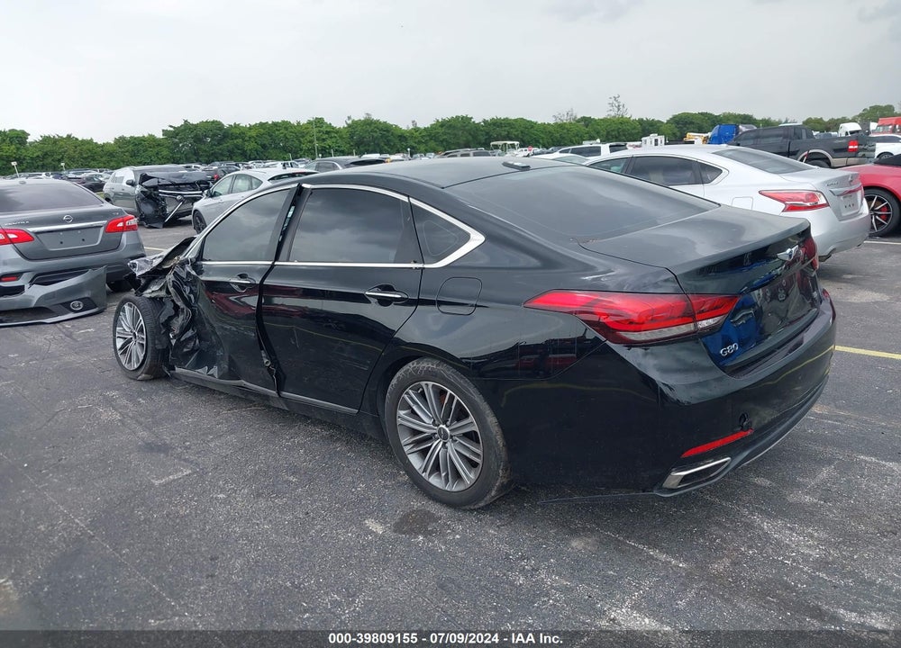 2018 GENESIS G80 3.8 VIN: KMHGN4JEXJU216476