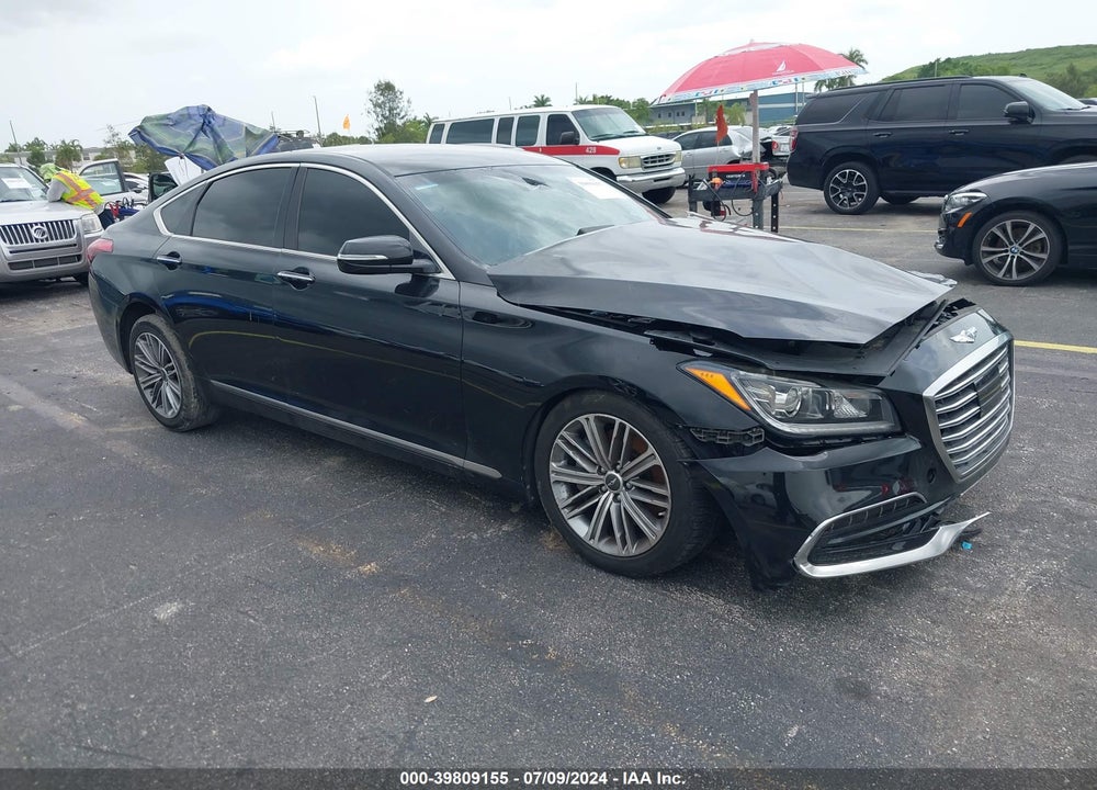 2018 GENESIS G80 3.8 VIN: KMHGN4JEXJU216476