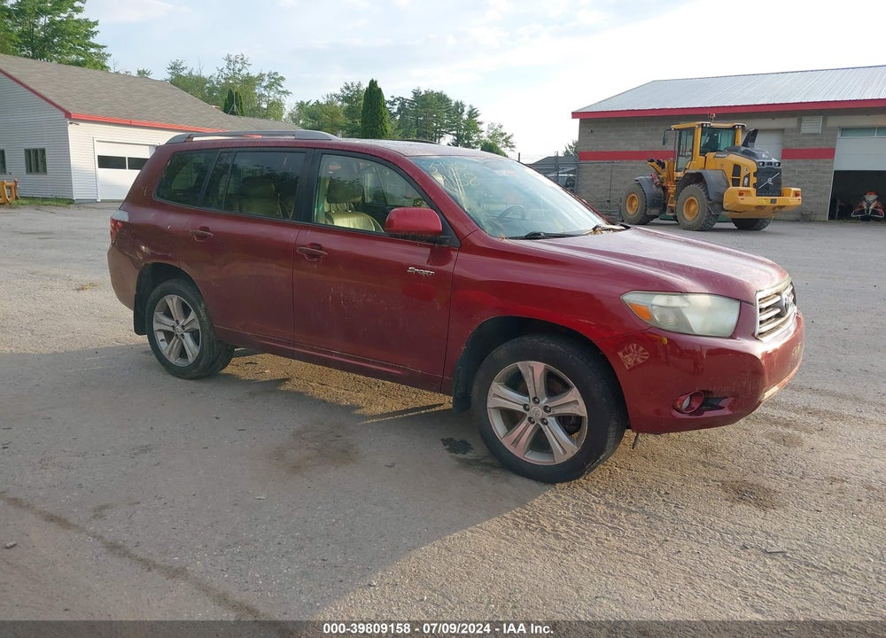 2008 TOYOTA HIGHLANDER SPORT VIN: JTEES43A582016184