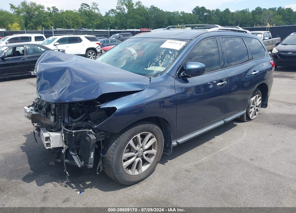 2016 NISSAN PATHFINDER SV VIN: 5N1AR2MN1GC609534