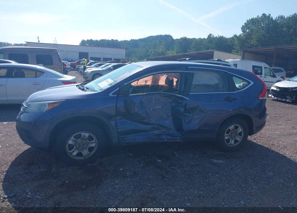 2012 HONDA CR-V LX VIN: 5J6RM3H38CL013524