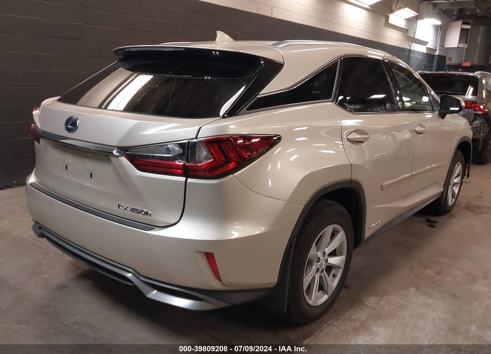 2016 LEXUS RX 450H VIN: 2T2BGMCA4GC002166