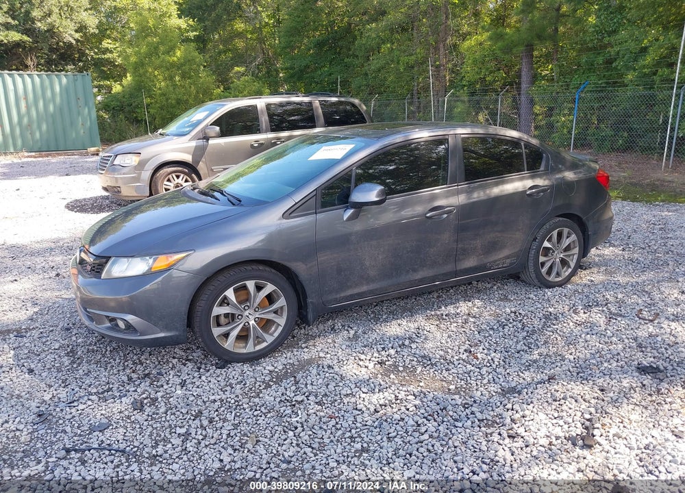 2012 HONDA CIVIC SI VIN: 2HGFB6E59CH703108