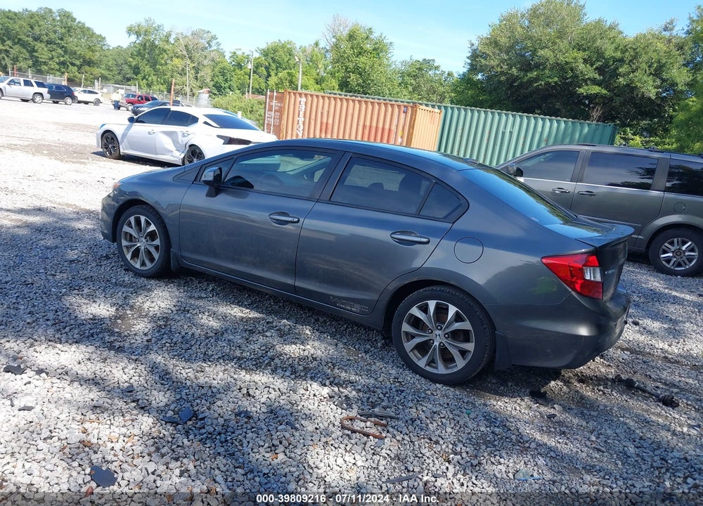 2012 HONDA CIVIC SI VIN: 2HGFB6E59CH703108