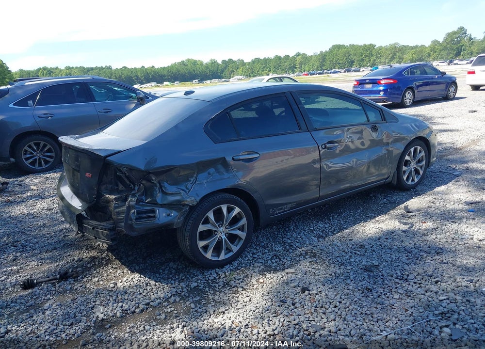 2012 HONDA CIVIC SI VIN: 2HGFB6E59CH703108