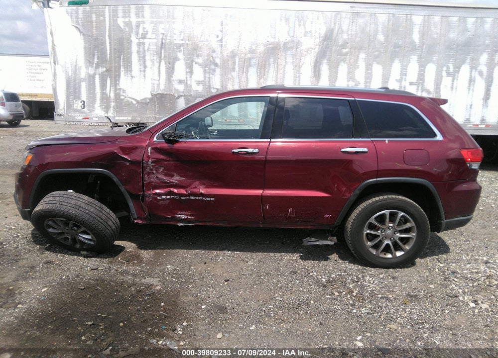 2016 JEEP GRAND CHEROKEE LIMITED VIN: 1C4RJFBG1GC365717