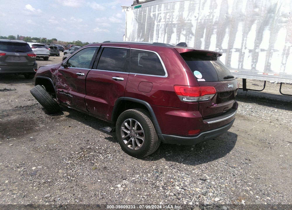 2016 JEEP GRAND CHEROKEE LIMITED VIN: 1C4RJFBG1GC365717