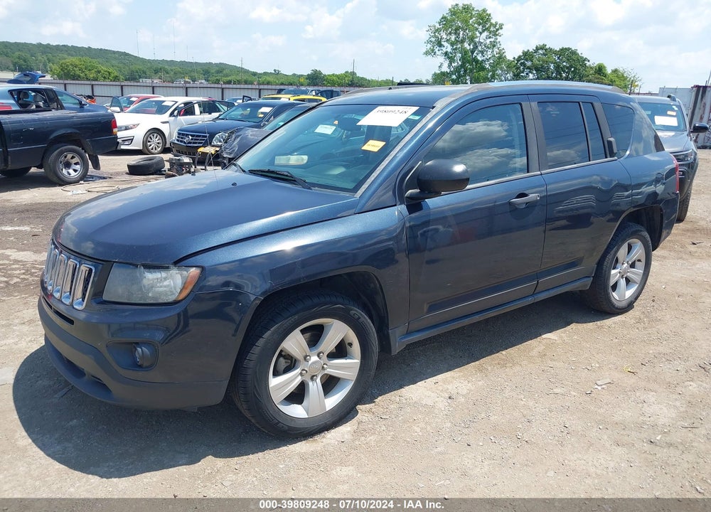 2014 JEEP COMPASS SPORT VIN: 1C4NJCBB4ED890506
