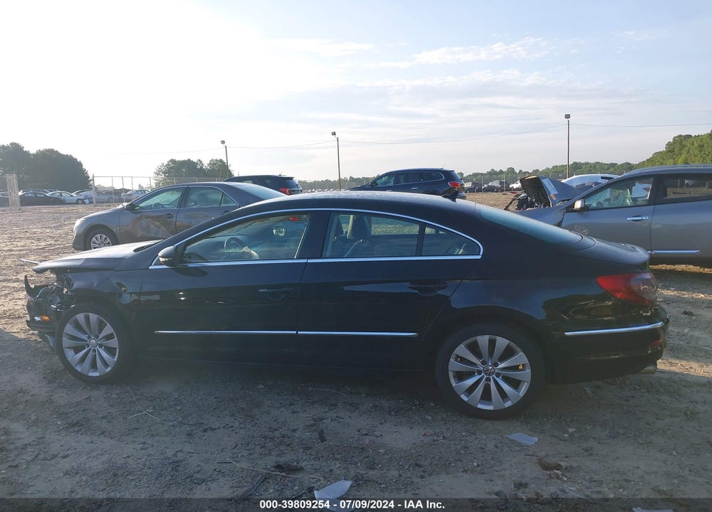2012 VOLKSWAGEN CC SPORT VIN: WVWMN7AN5CE535354