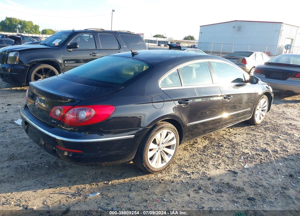 2012 VOLKSWAGEN CC SPORT VIN: WVWMN7AN5CE535354