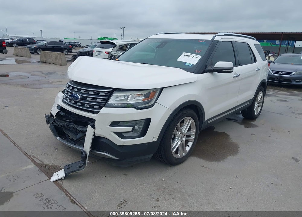 2016 FORD EXPLORER LIMITED VIN: 1FM5K7F87GGD01836