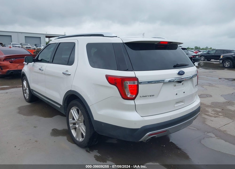 2016 FORD EXPLORER LIMITED VIN: 1FM5K7F87GGD01836