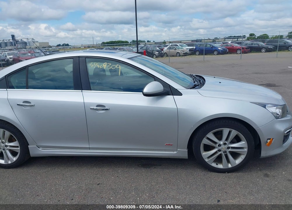 2015 CHEVROLET CRUZE LTZ VIN: 1G1PG5SB2F7106612