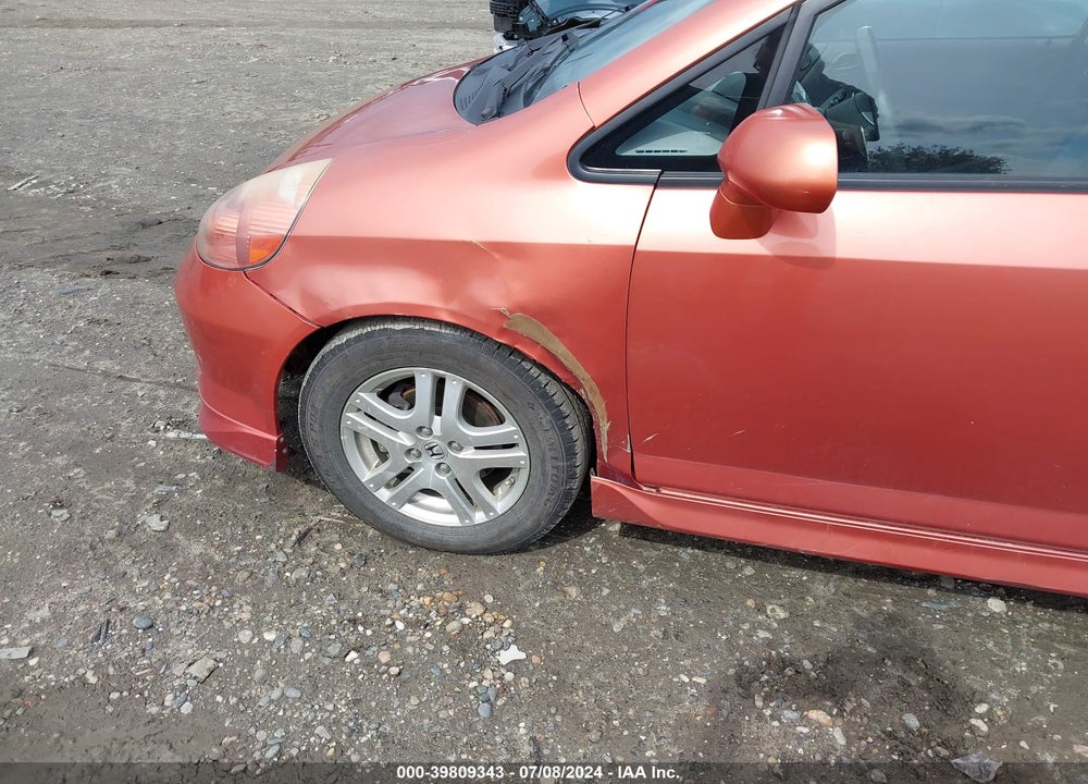 2008 HONDA FIT SPORT VIN: JHMGD38658S067219