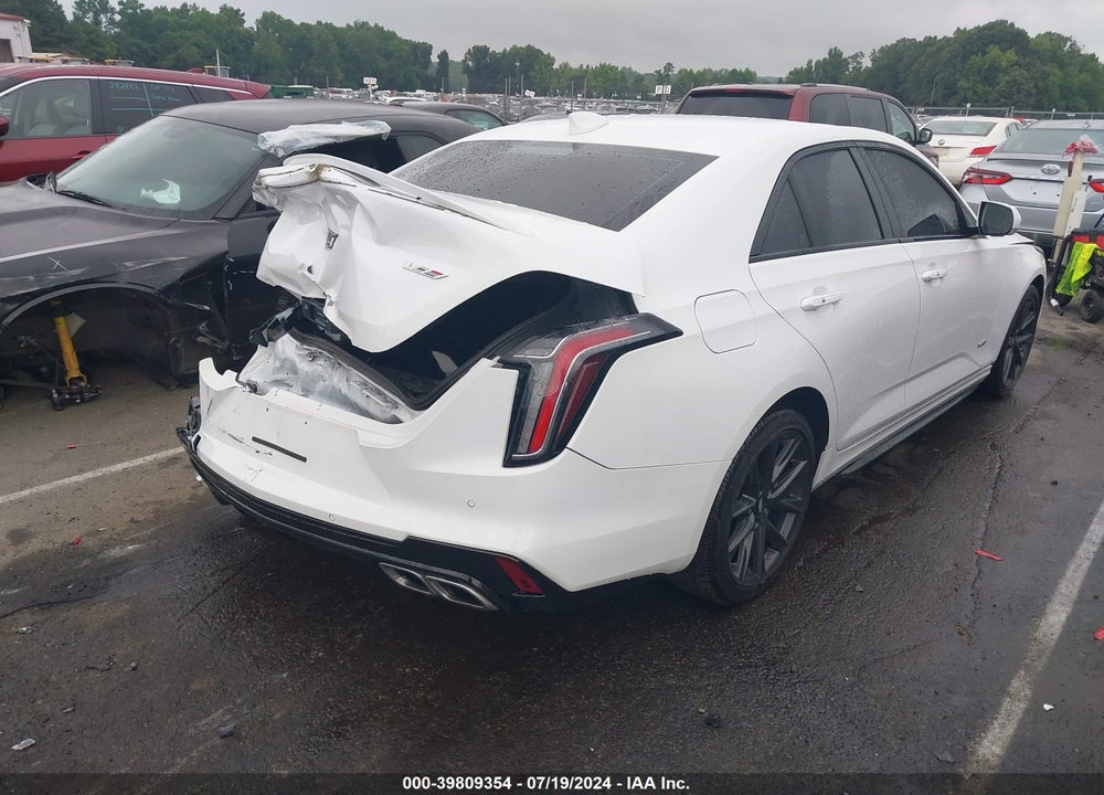 2022 CADILLAC CT4-V V-SERIES VIN: 1G6DD5RL7N0120792