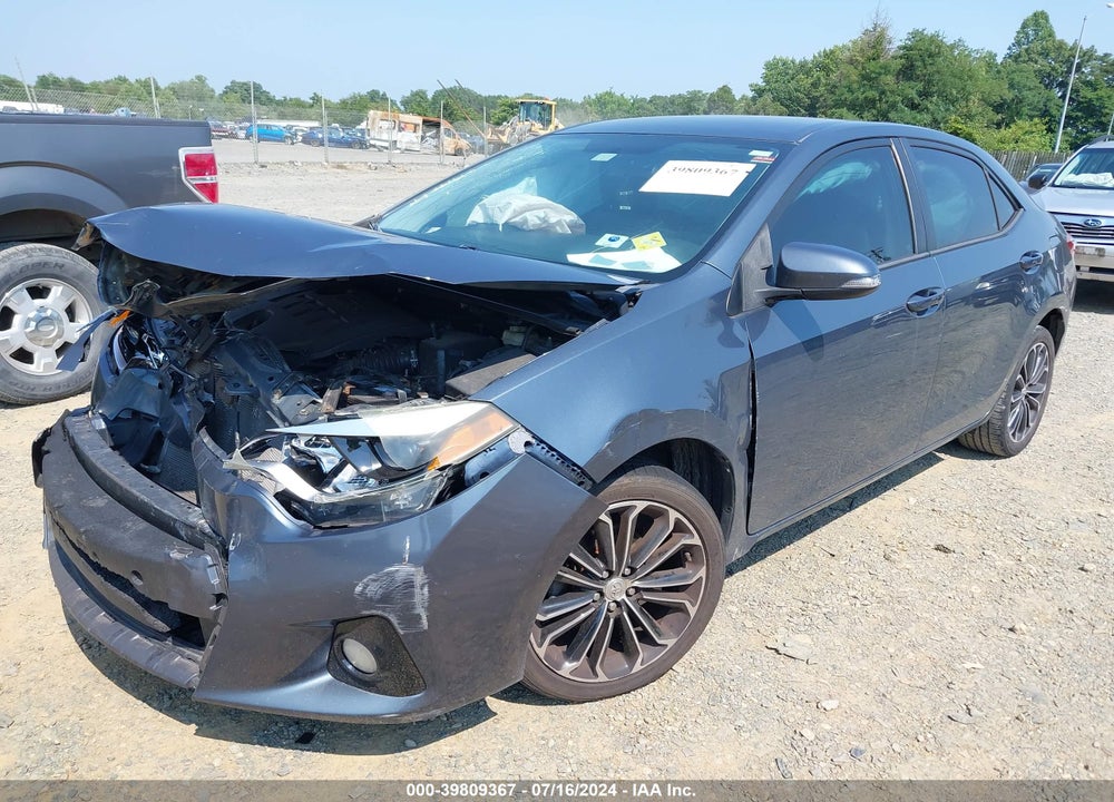 2014 TOYOTA COROLLA S PLUS VIN: 2T1BURHE7EC222212