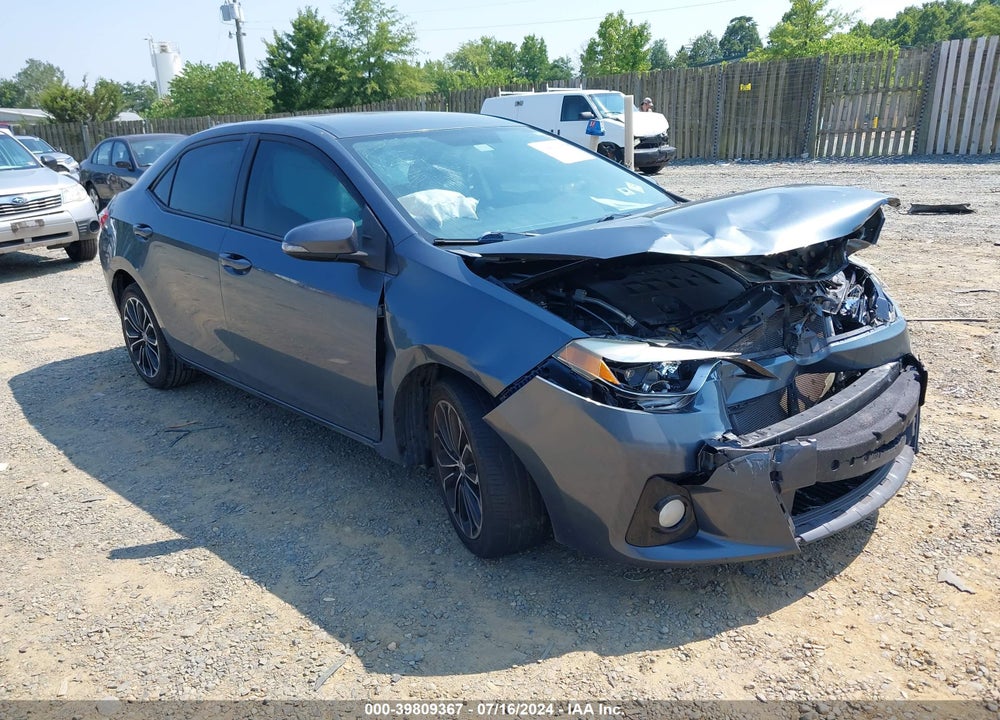 2014 TOYOTA COROLLA S PLUS VIN: 2T1BURHE7EC222212