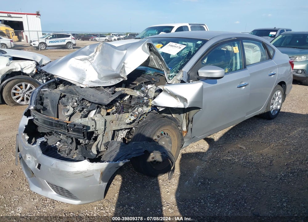 2019 NISSAN SENTRA S VIN: 3N1AB7AP2KY265713
