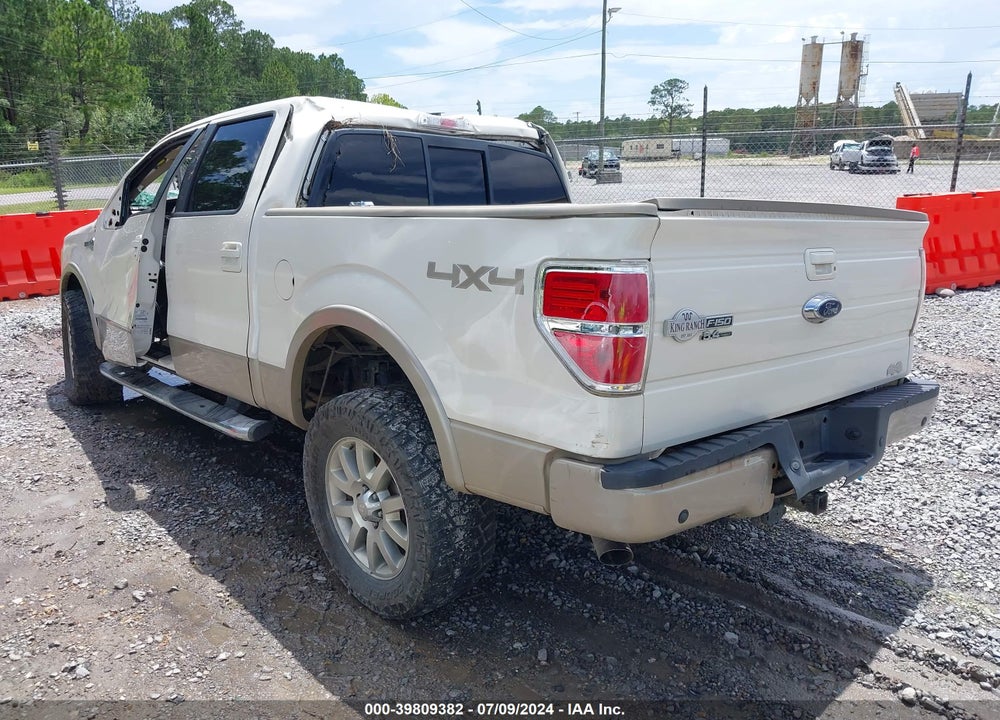2009 FORD F-150 FX4/KING RANCH/LARIAT/PLATINUM/XL/XLT VIN: 1FTPW14V49KC73789