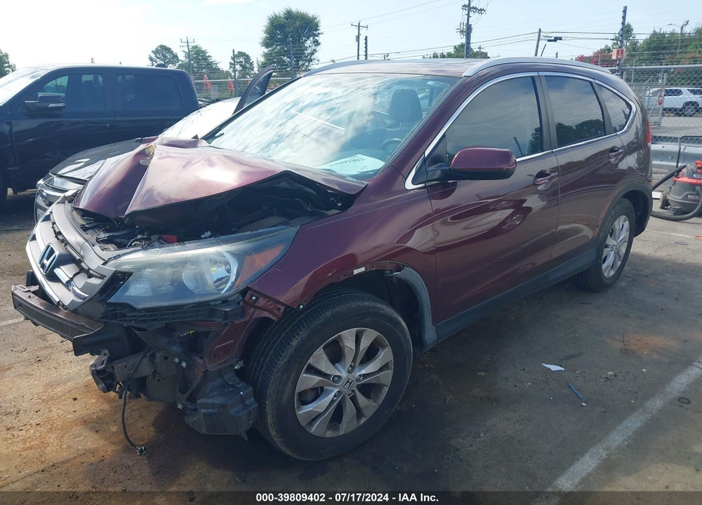 2014 HONDA CR-V EX-L VIN: 5J6RM3H76EL030473