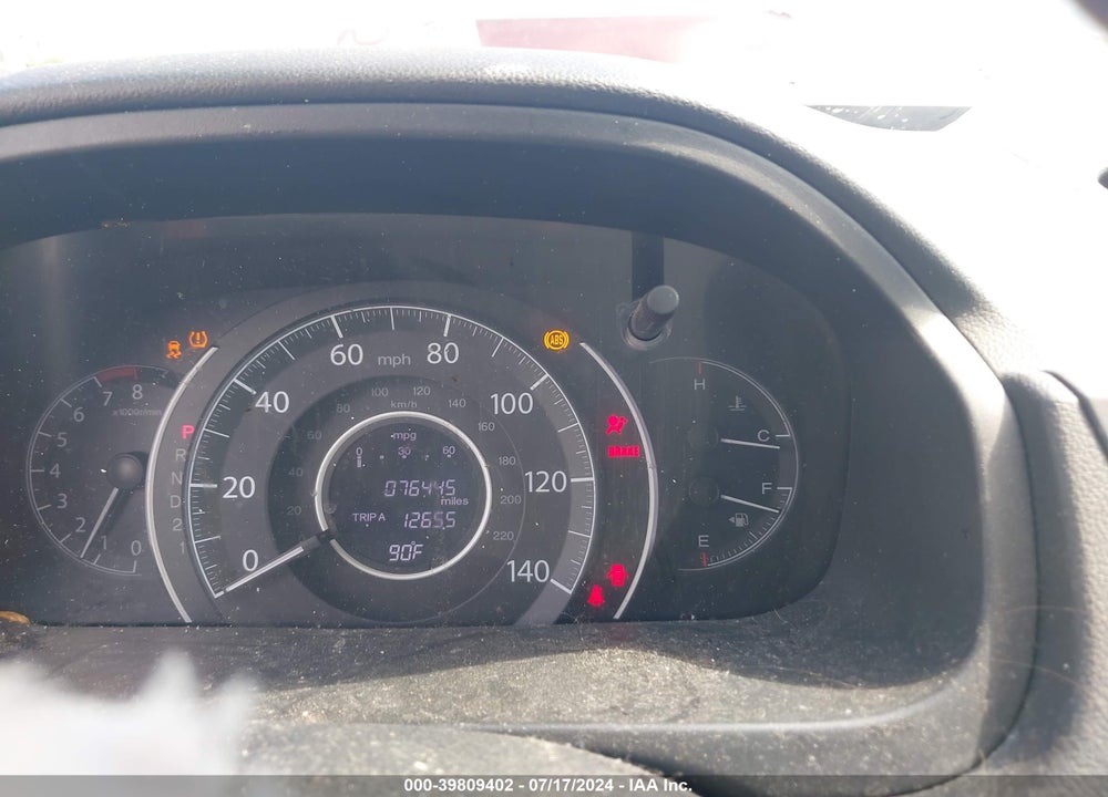 2014 HONDA CR-V EX-L VIN: 5J6RM3H76EL030473