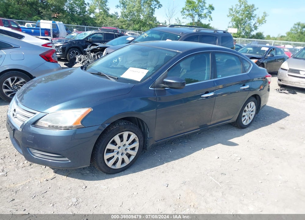2013 NISSAN SENTRA SV VIN: 3N1AB7AP1DL680876