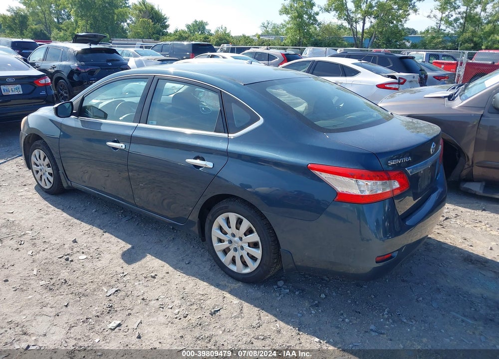 2013 NISSAN SENTRA SV VIN: 3N1AB7AP1DL680876