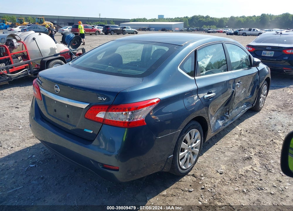 2013 NISSAN SENTRA SV VIN: 3N1AB7AP1DL680876