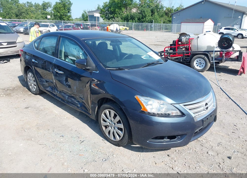 2013 NISSAN SENTRA SV VIN: 3N1AB7AP1DL680876