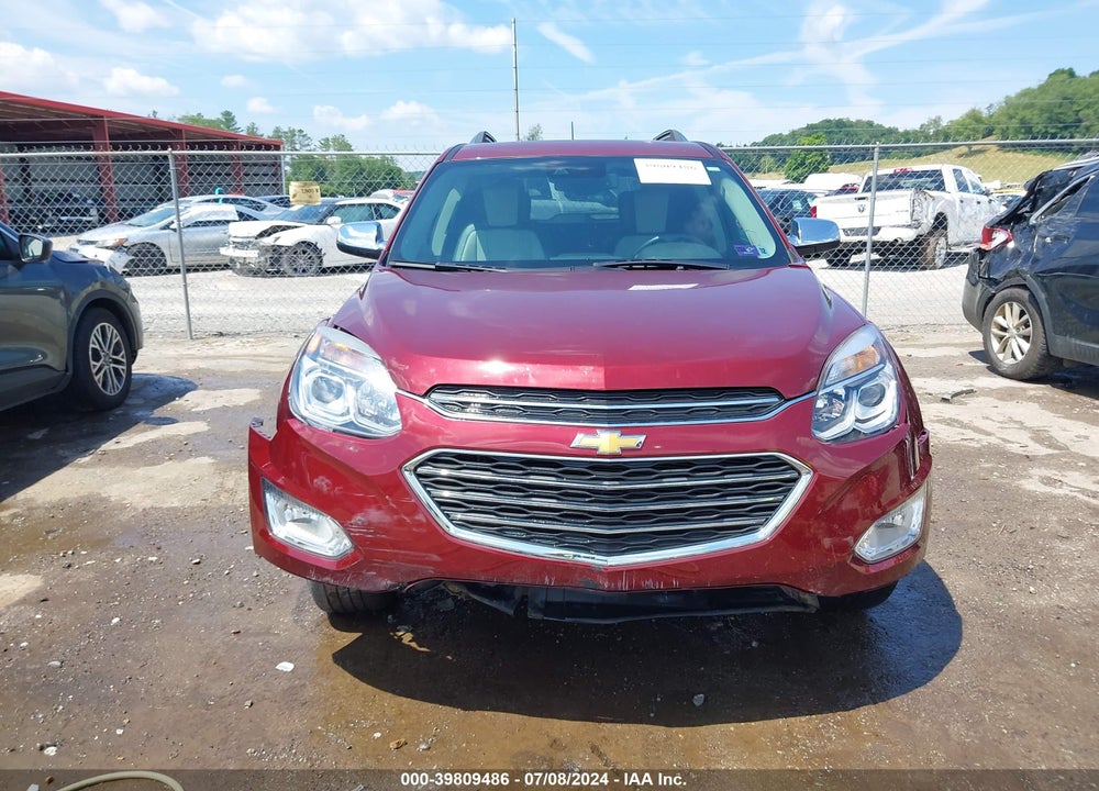 2016 CHEVROLET EQUINOX LTZ VIN: 2GNFLGE38G6193858