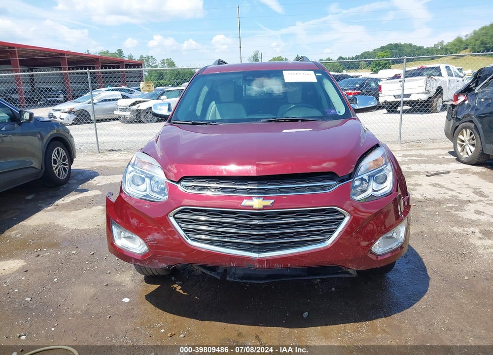 2016 CHEVROLET EQUINOX LTZ VIN: 2GNFLGE38G6193858