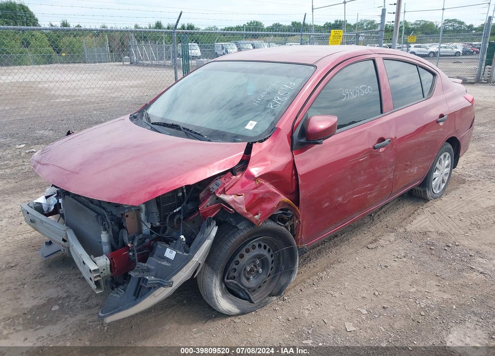 2019 NISSAN VERSA 1.6 S+ VIN: 3N1CN7AP5KL818643