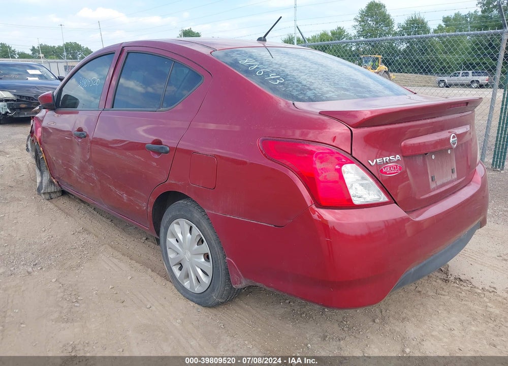 2019 NISSAN VERSA 1.6 S+ VIN: 3N1CN7AP5KL818643