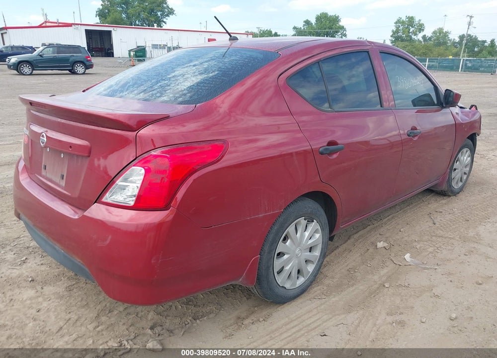 2019 NISSAN VERSA 1.6 S+ VIN: 3N1CN7AP5KL818643