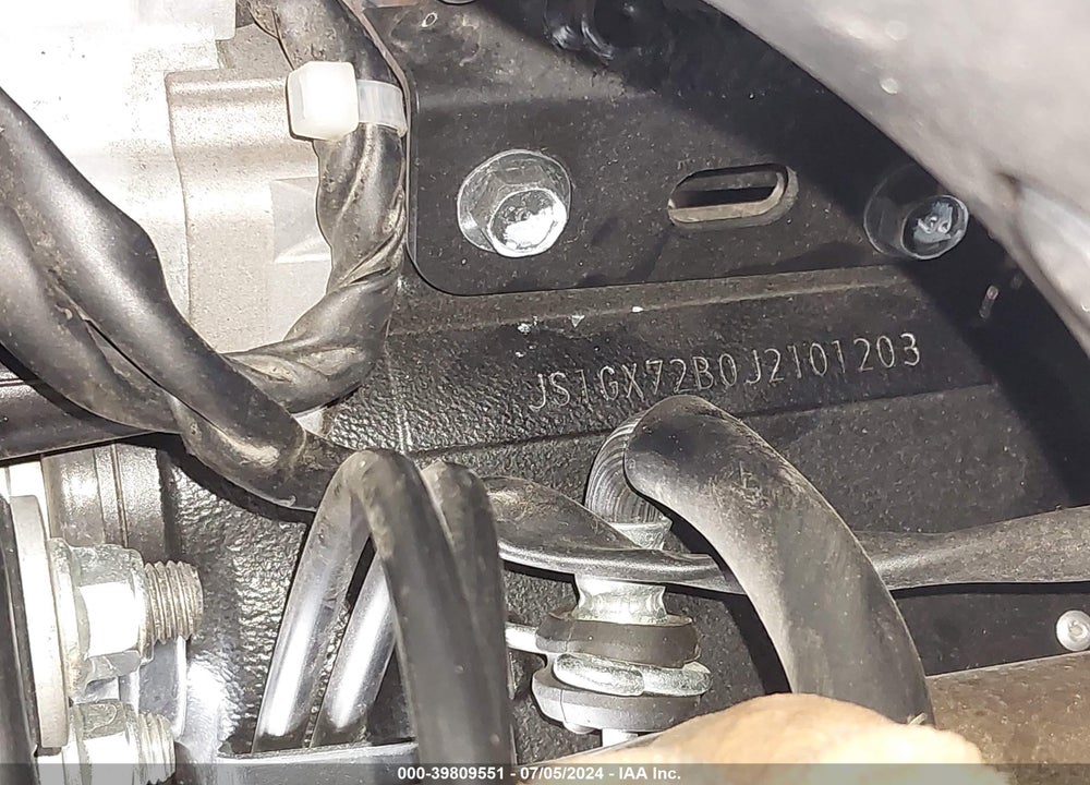 2018 SUZUKI GSX1300 RA VIN: JS1GX72B0J2101203