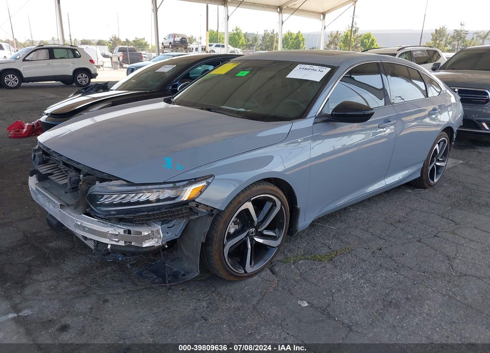 2022 HONDA ACCORD SPORT 2.0T VIN: 1HGCV2F3XNA022313