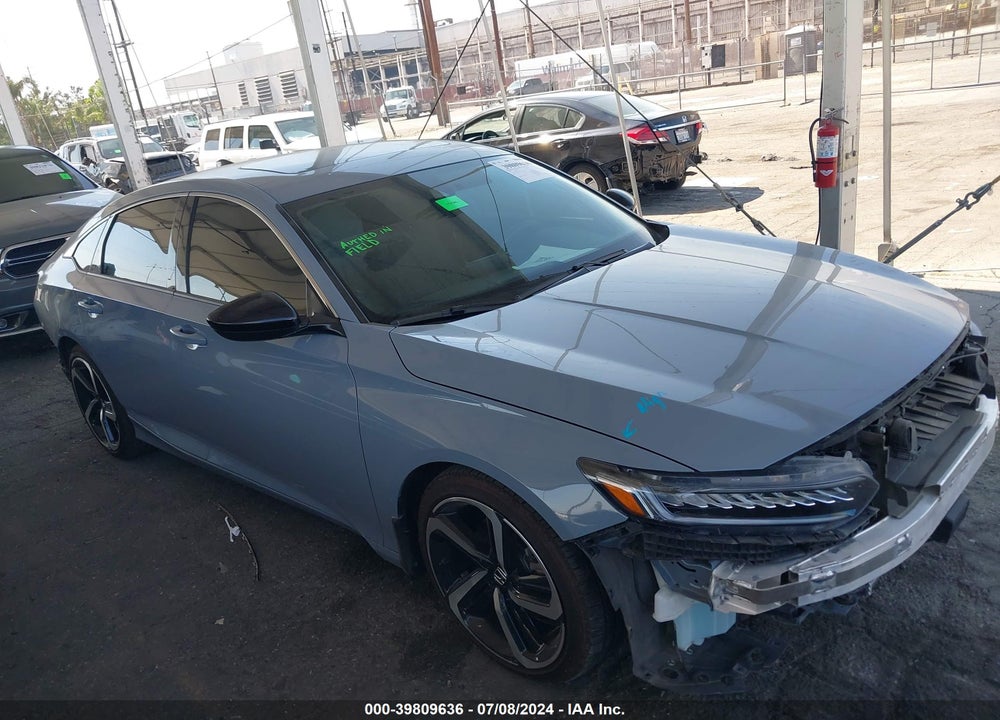 2022 HONDA ACCORD SPORT 2.0T VIN: 1HGCV2F3XNA022313
