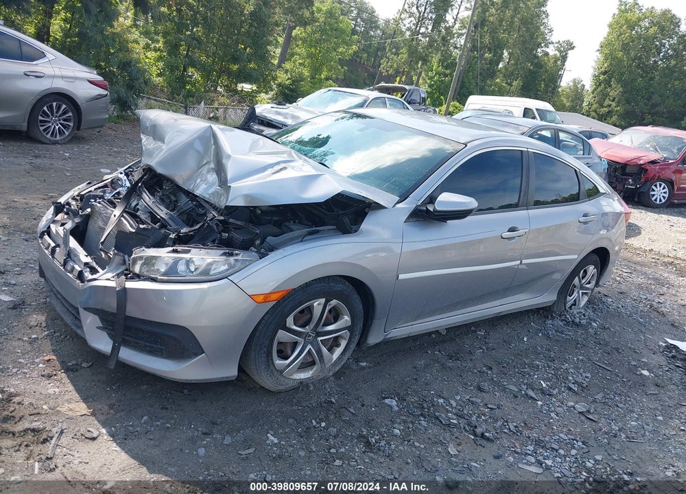 2018 HONDA CIVIC LX VIN: 2HGFC2F55JH564595